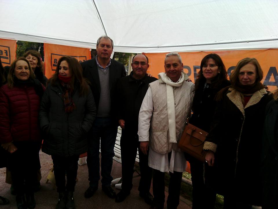 El Frente Cívico Riojano visitó la carpa de APROSLAR LA RIOJA en el Hospital Vera Barros