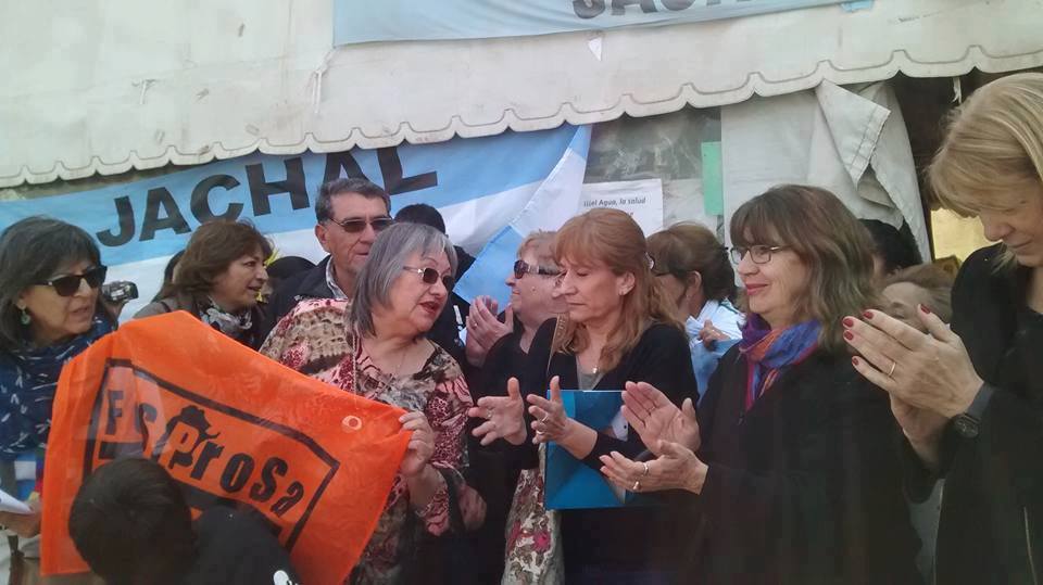 FESPROSA y el Colectivo Sanitario Andrès Carrasco presentes en Jachal, a un año del derrame de cianuro 
