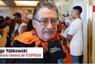 Twitter:  sostuvo Jorge Yabkowski, secretario general del Fesprosa