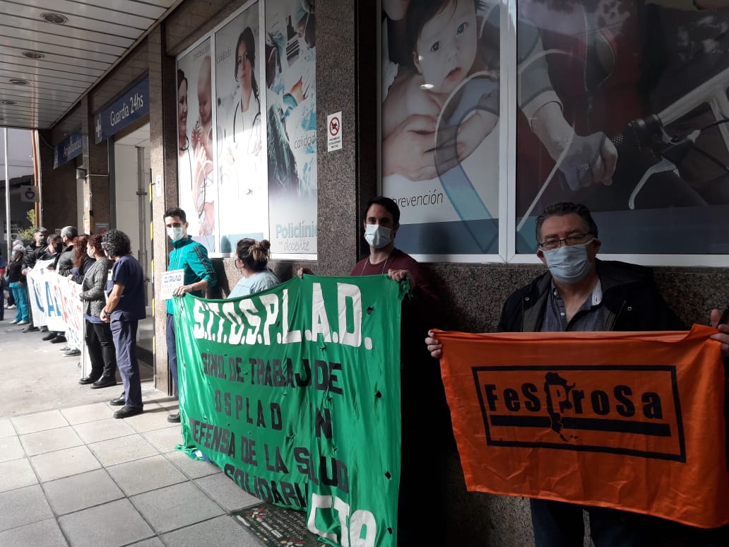 Exitosa jornada nacional de lucha de las y los trabajadores de salud ...