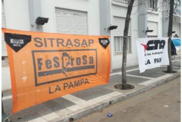 Sitrasap Fesprosa La Pampa rechaza el acuerdo para instrumentar la Cus en la provincia.