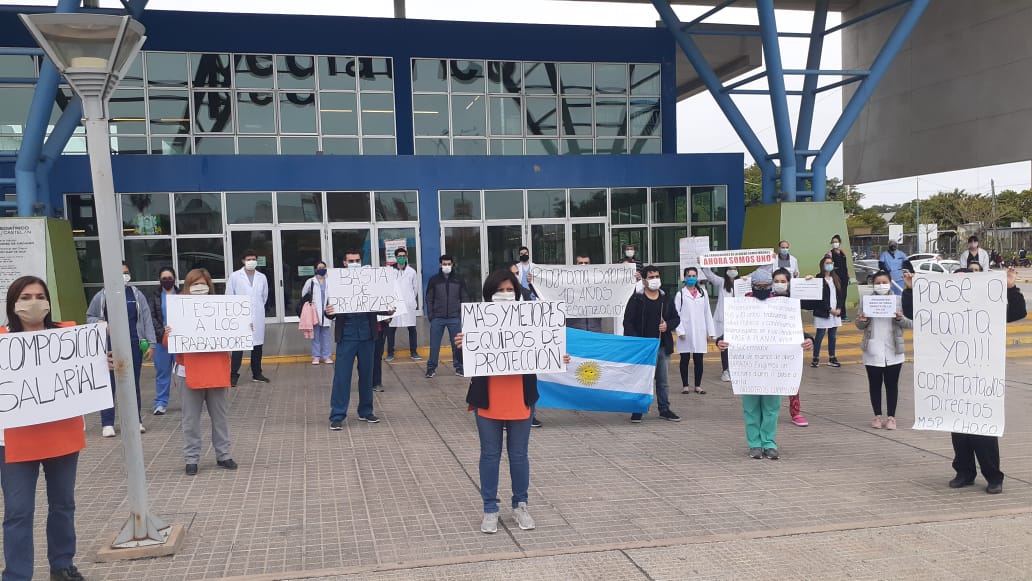 Exitosa jornada nacional de lucha de las y los trabajadores de salud ...