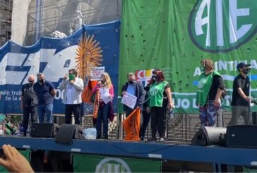 Acto frente al Congreso de la Nación