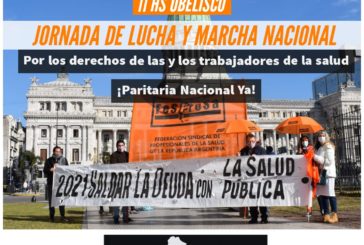 21/9 11hs Obelisco - Jornada de Lucha y Marcha Nacional