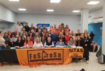 El Congreso de Fesprosa votó un plan de acción para la semana entrante
