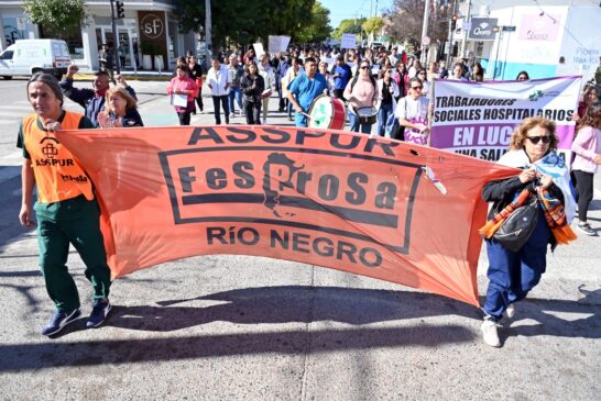 Fesprosa convoca a una Jornada Nacional Solidaria con la salud de Río Negro y los jubilados